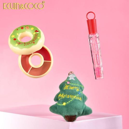 Lips-Kevin&Coco Christmas Lip Balm & Lip Oil Gift Set KC1149 ($2.75 each, 6pc display)