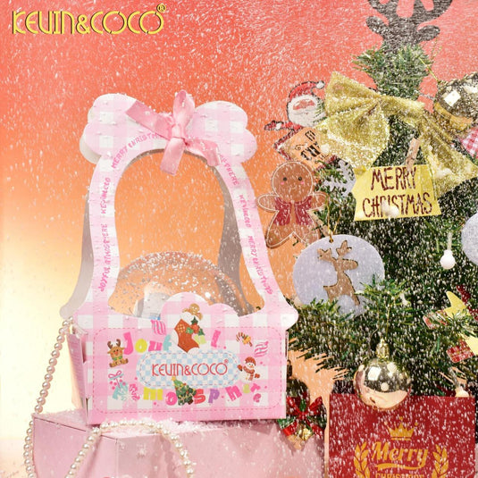 Novelties-Kevin&Coco Christmas Basket Joyful Atmosphere KC1115 ($7 each, 4pc bundle)