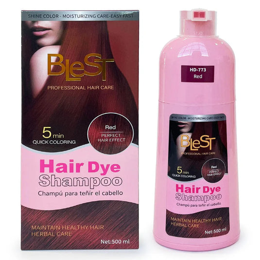 Hair- BLEST 16.9oz Hair Dye Shampoo- Red (4pc bundle,$5.50 each)