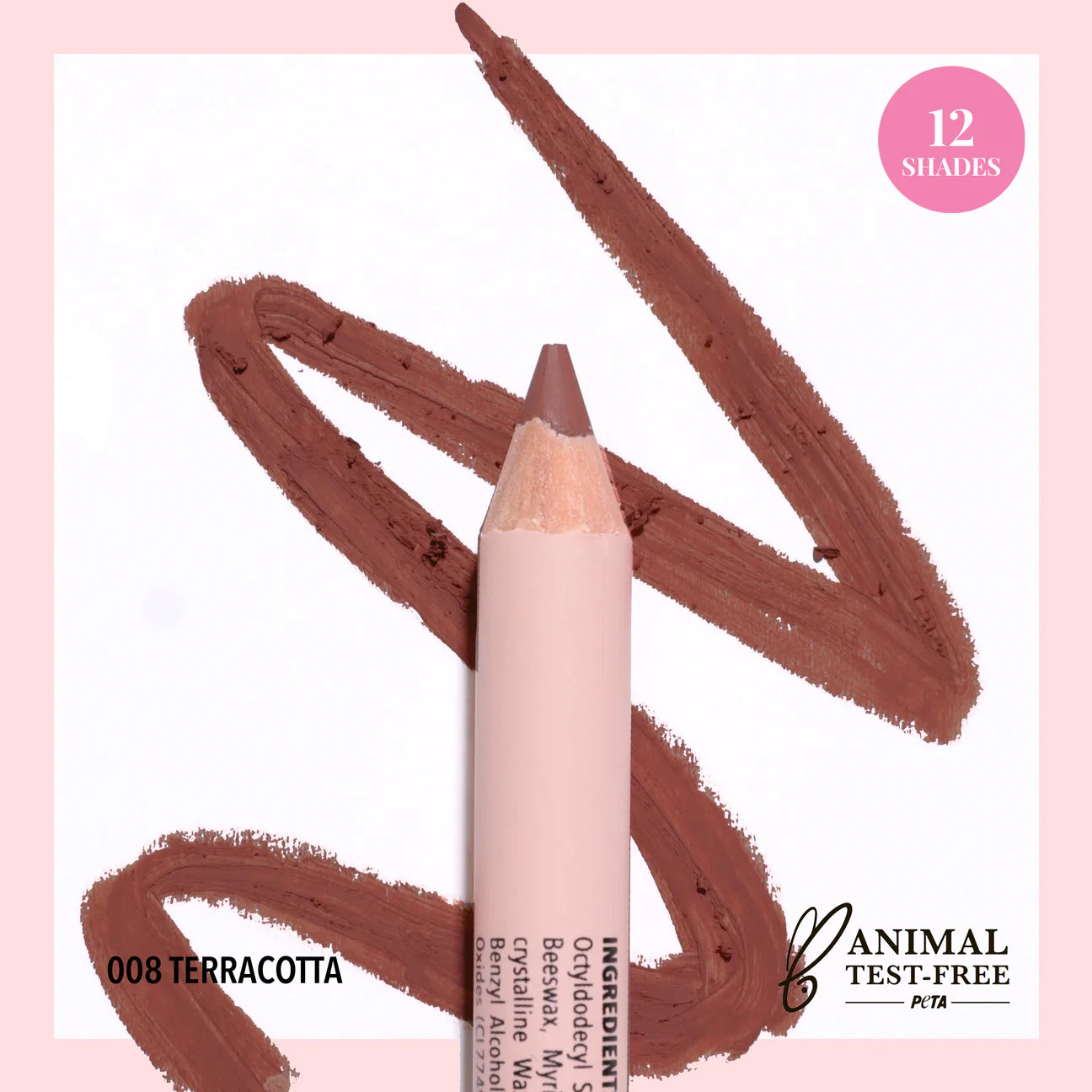 MOIRA SGP008 Signature Lip Pencil - TERRACOTTA (6pc bundle, $2