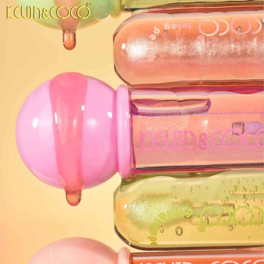 Lips-Kevin&Coco Lip Glow Fruit Lip Gloss KC1137 ($1 each, 24pc display)
