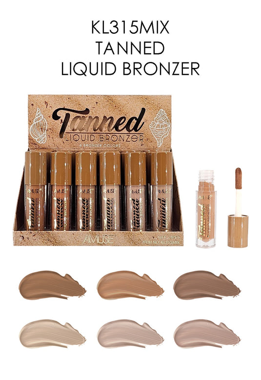 Face- Amuse Tanned Liquid Bronzer KL315MIX (24pc display)