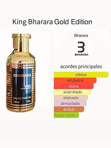 Perfumes- King Gold Edition By Bharara Eau De Parfum 3.4oz/100ml