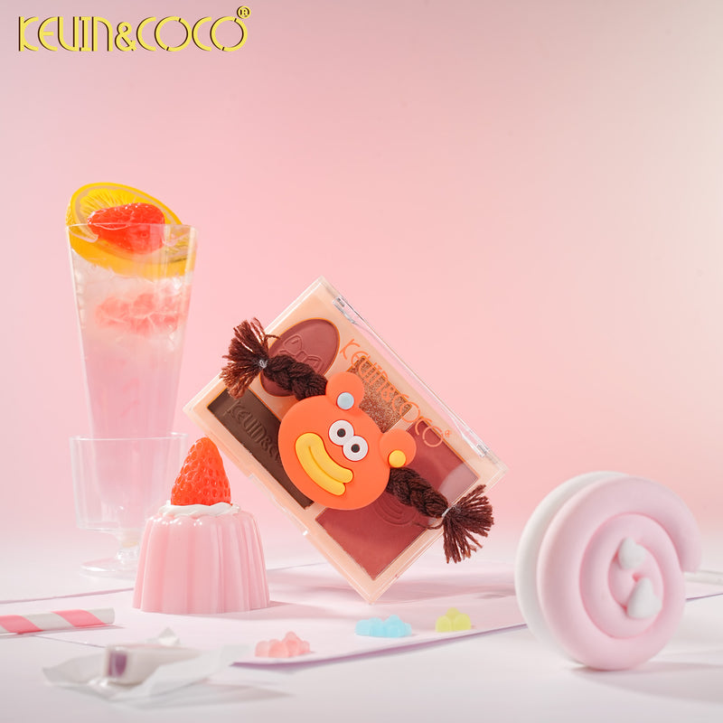 Load image into Gallery viewer, Eyes-Kevin&amp;Coco Rainbow Twisty Brai Orange KC1522 ($1.25 each, 12pc display)
