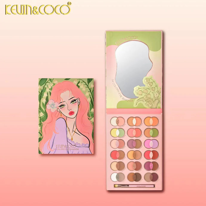 Eyes-Kevin&Coco Melody Breeze 54-Color Eyeshadow Palette KC1024 ($4.75 each, 4pc bundle)