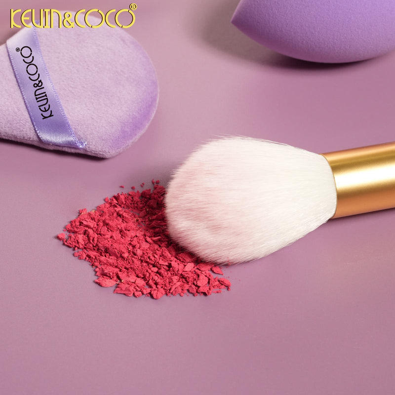 Load image into Gallery viewer, Face-Kevin&amp;Coco Brush, Sponge and Puff Set KC1752 ($4 each, 6pc display)
