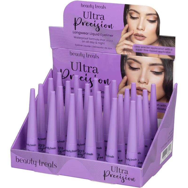 Load image into Gallery viewer, Eyes-Beauty Treats Ultra Precision Black Liquid Eyeliner #813 ($1.50 each, 24pc Display)
