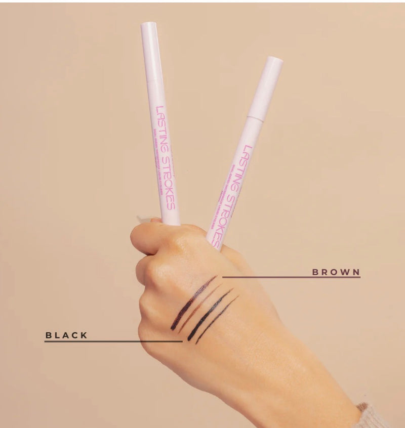 Load image into Gallery viewer, Eyes-Kara Beauty Lasting Strokes Dual Ended Waterproof Liquid Eyeliner BROWN EL2-14-2 ($4.50 each,4pc bundle)
