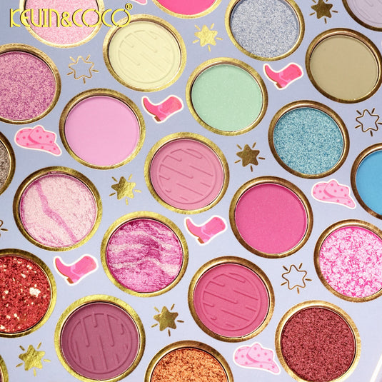 Eyes-Kevin&Coco 117-Colors Face Palette KC1409 ($8 each, 4pc bundle)