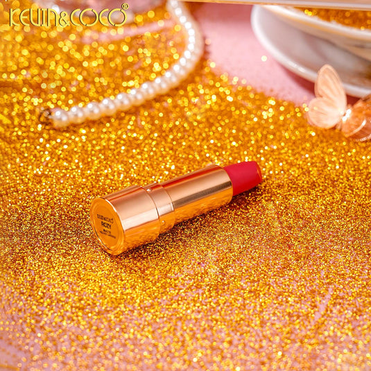 Lips-Kevin&Coco Pink Flowers Velvet Lipstick KC1489 ($1 each, 24pc Display)