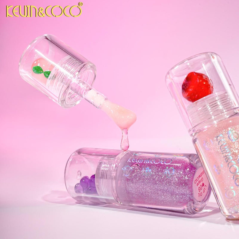 Load image into Gallery viewer, Lips-Kevin&amp;Coco Fruit Lip Oil KC1507 ($1 each, 24pc display)
