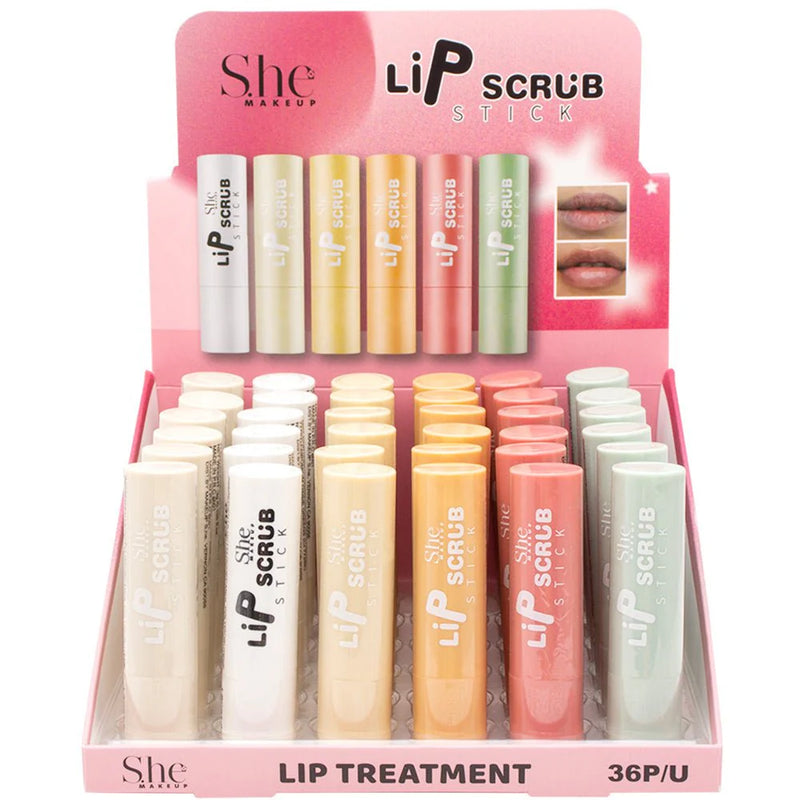 Load image into Gallery viewer, Lips-She Makeup Lip Scrub Stick LSC03 ($0.87 each, 36pc display)
