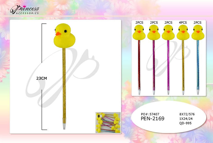 Novelties- Ducky Pens PEN-2169 (12pc bundle)