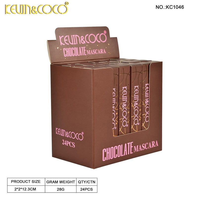 Load image into Gallery viewer, Eyes-Kevin&amp;Coco Chocolate Collection Mascara Black KC1046 ($1.16 each, 24pcs display)
