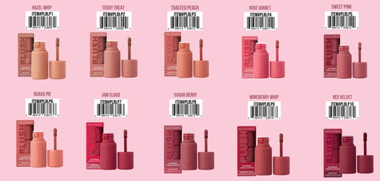 **Pre-Order** Lips-Beauty Creations Plush Collection Blurring Soft Matte Liquid Lipstick Big Display