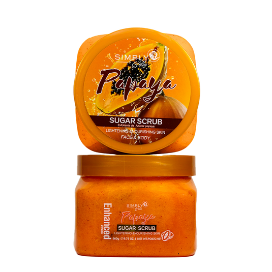Skincare-Simply Bella Papaya Sugar Scrub SIB1006 ($2.50 each, 4pc bundle)