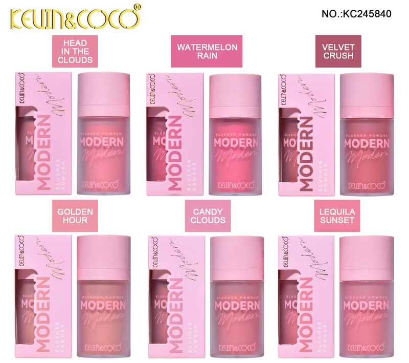 Load image into Gallery viewer, Face- Kevin&amp;Coco Modern Blusher Powder KC245840 (12pc display)
