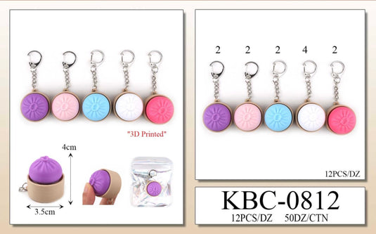 Accessories-Dumpling Clicker Keychain KBC-0812 (12pc pack)