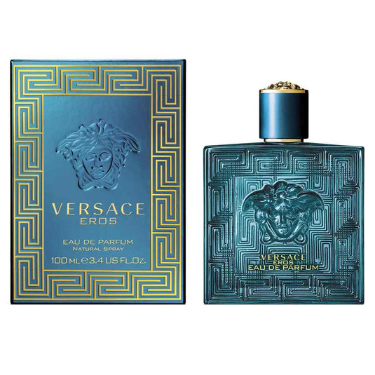 Perfumes- Eros Pour Homme By Versace Eau De Parfum 3.4oz/100ml
