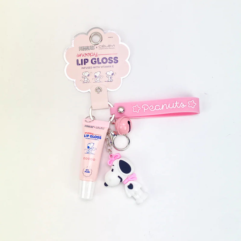 Load image into Gallery viewer, Lips-Celavi Peanuts Lip Gloss With Keychain P46016 ($3 each, 6pc bundle)
