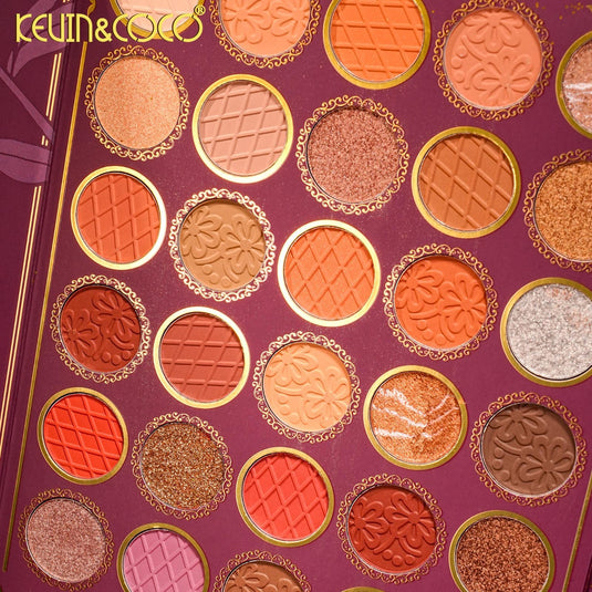 Eyes-Kevin&Coco Pink Flowers Eyeshadow Palette KC1491 ($9.75 each, 6pc Display)