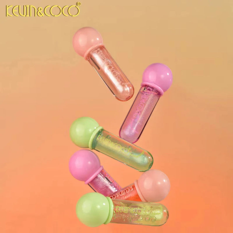Load image into Gallery viewer, Lips-Kevin&amp;Coco Lip Glow Fruit Lip Gloss KC1137 ($1 each, 24pc display)
