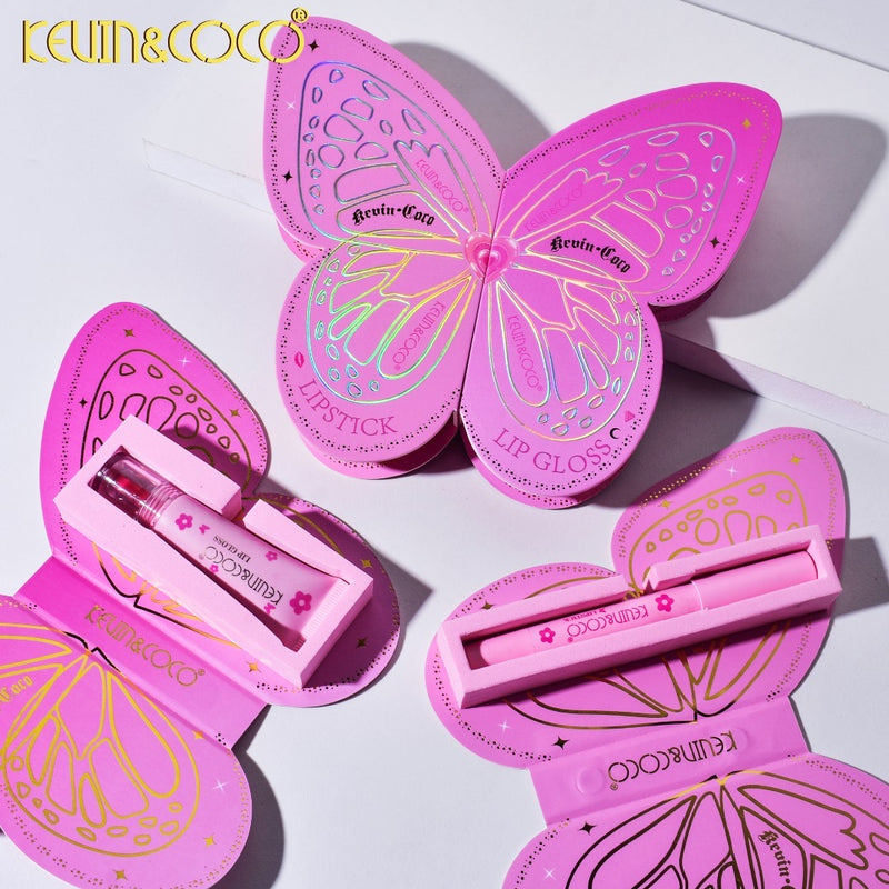 Load image into Gallery viewer, Lips- Kevin&amp;Coco Butterfly Set MIX KC243976 (6pc bundle, $3.50 each)
