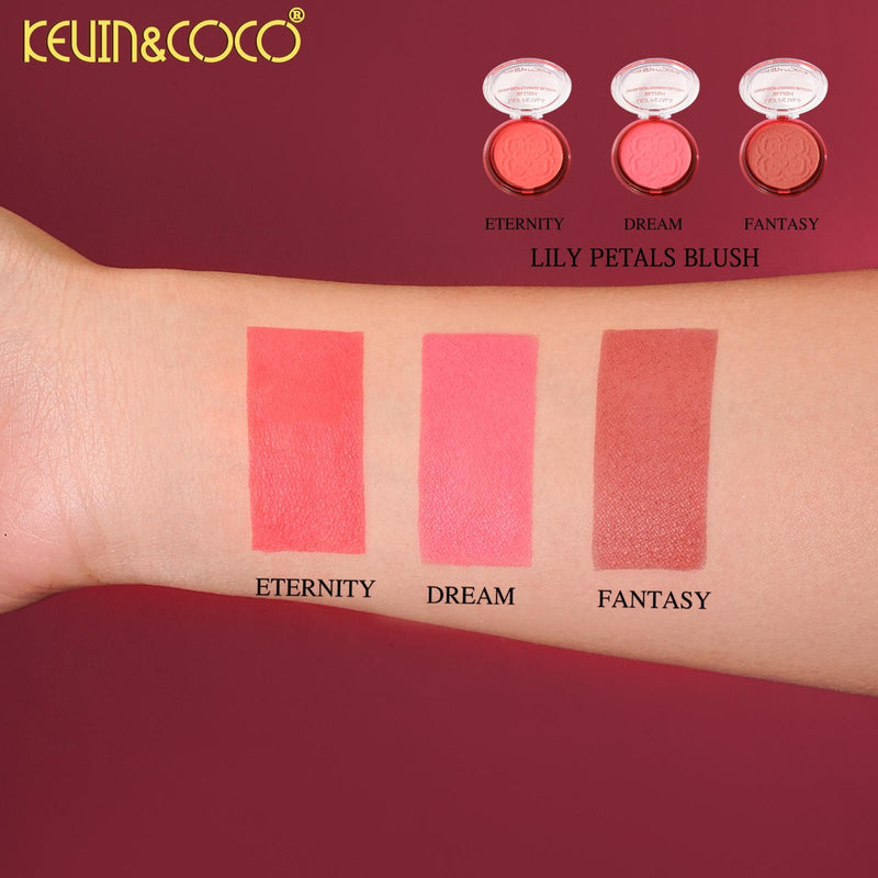 Load image into Gallery viewer, Face-Kevin&amp;Coco Pink Flowers Petal Blush KC1490 ($1.50 each, 24pc display)
