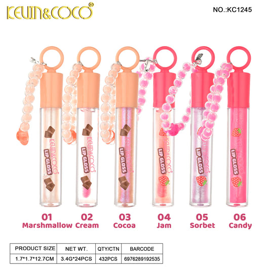Lips-Kevin&Coco Milkshake Lip Gloss KC1245 (24pc display)