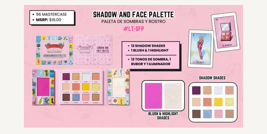 Beauty Creations x Loteria Shadow Face Palette #LT-SFP (4pc bundle, $8 each)