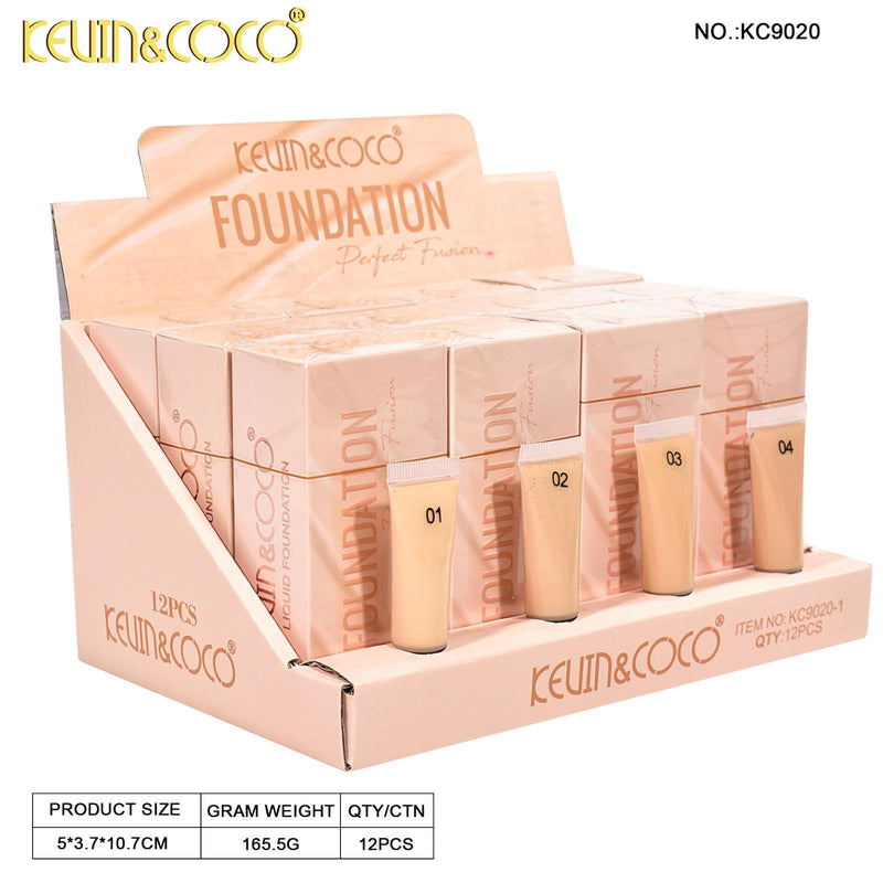 Load image into Gallery viewer, Face-Kevin&amp;Coco Tulip Foundation KC9020-1 ($2.25 each, 12pc display)
