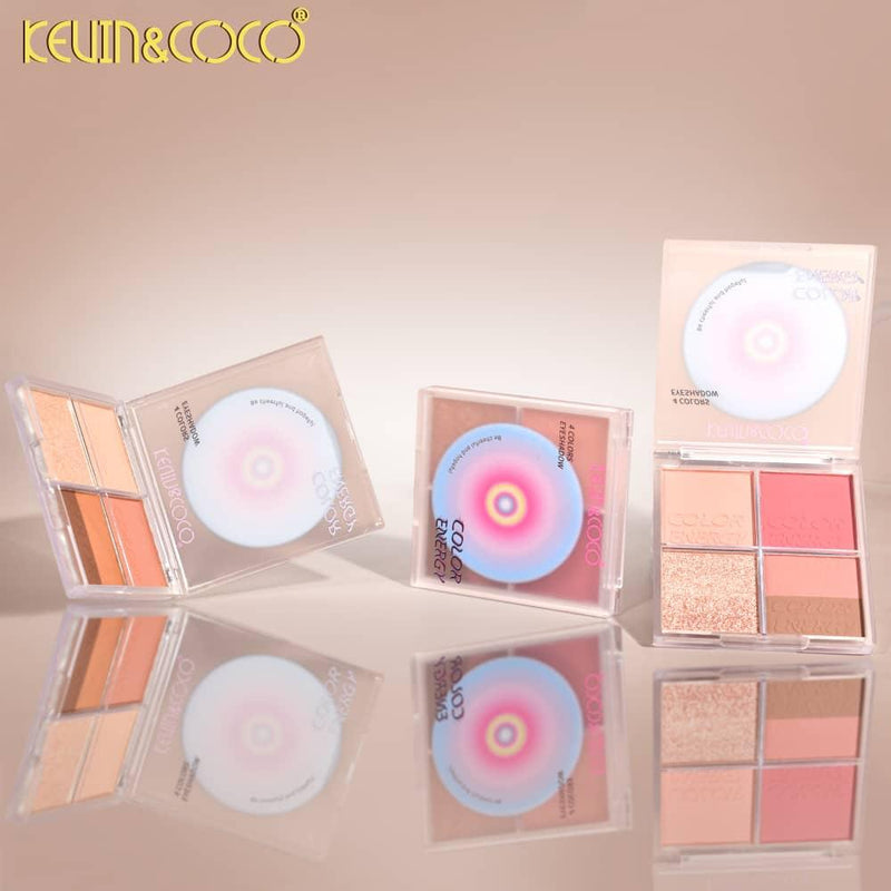 Load image into Gallery viewer, Eyes- Kevin&amp;Coco Color Energy Eyeshadow Palette KC245925 (12pc display, $1.50 each)
