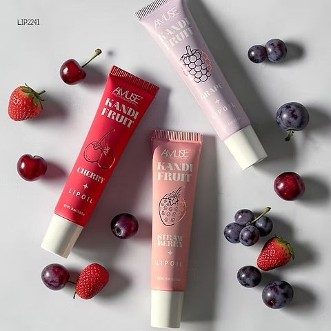 Lips-Amuse Kandi Fruit Lip Oil LIP2241 ($1 each, 24pc display)
