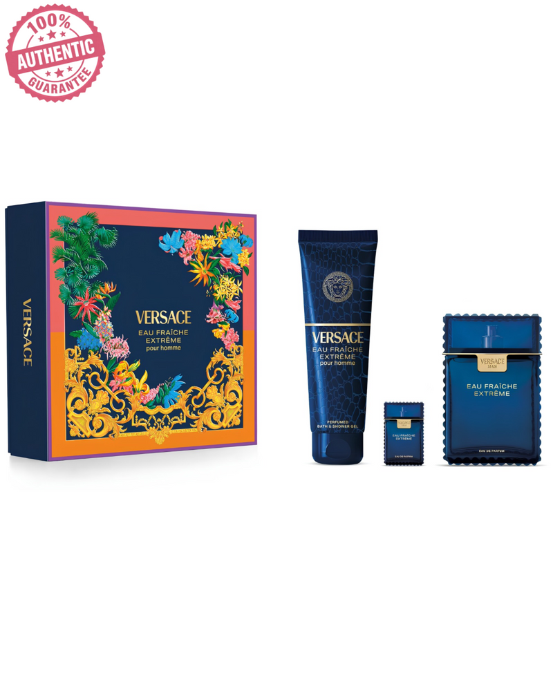 Load image into Gallery viewer, Perfume Set- Eau Fraiche Extreme By Versace Eau De Parfum  -100% Authentic
