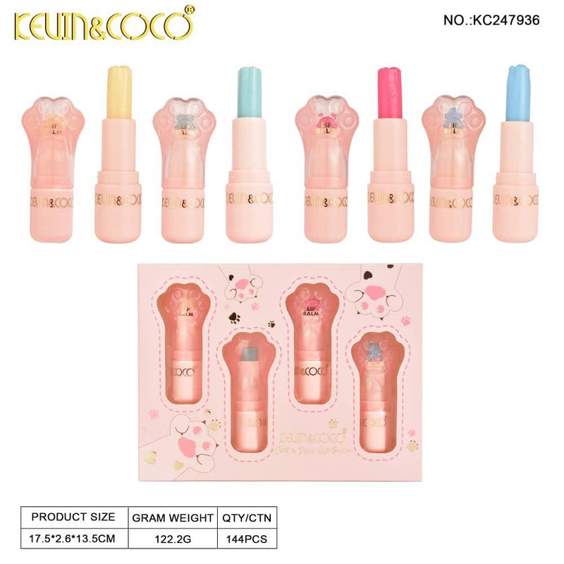 Load image into Gallery viewer, Lips-Kevin&amp;Coco Cat’s Paw Lip Balm KC247936 ($2.66 each, 6pcs display)
