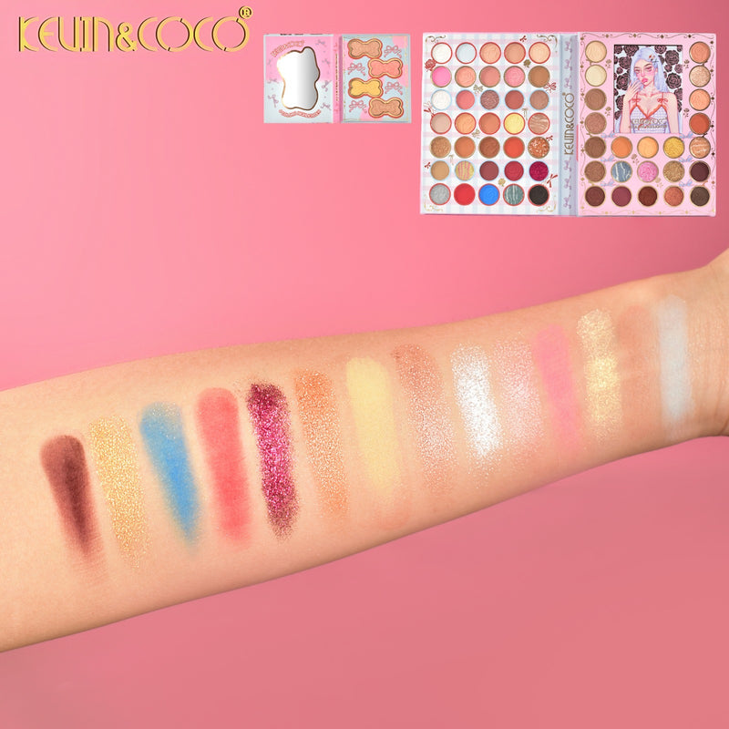 Load image into Gallery viewer, Eyes-Kevin&amp;Coco Doll 62 Colors Eyeshadow Palette KC1267 ($6.50 each, 4pc bundle)
