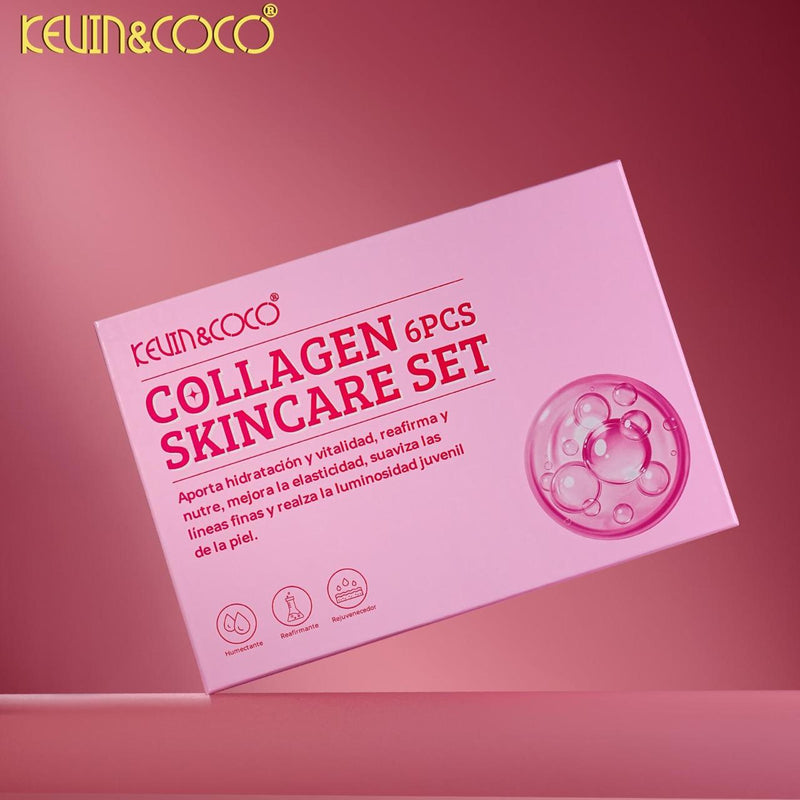 Load image into Gallery viewer, Skincare-Kevin&amp;Coco Collagen 6Pc Skincare Set KC1717 ($12 each, 3pc Bundle)
