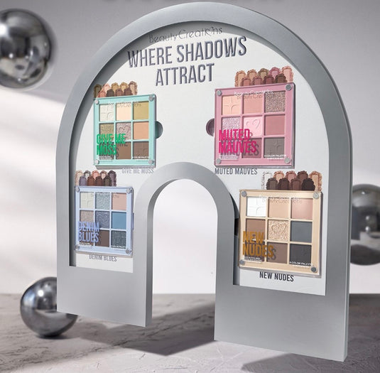 Eyes-Beauty Creations 9 Color Magnetic Eyeshadow Palettes PR 9SP-PR (1pc)