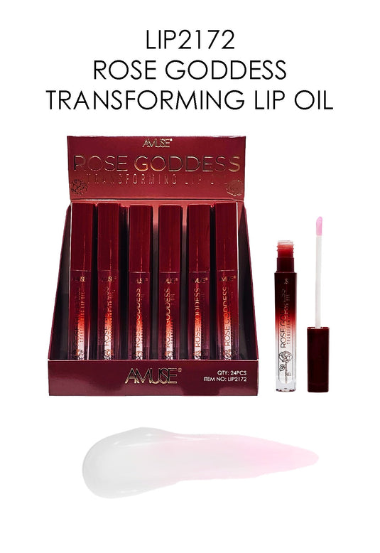 Lips- Amuse Rose Goddess Transforming Lip Oil LIP2172 (24pc display)