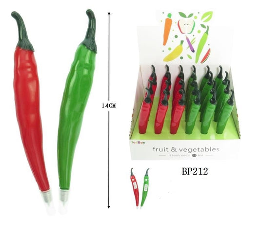 Novelties- Chili Magnetic Pens BP212 (24pc box)