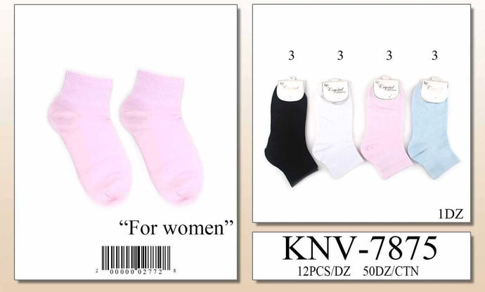 Accessories- Women socks KNV-7875 (12pc pack)