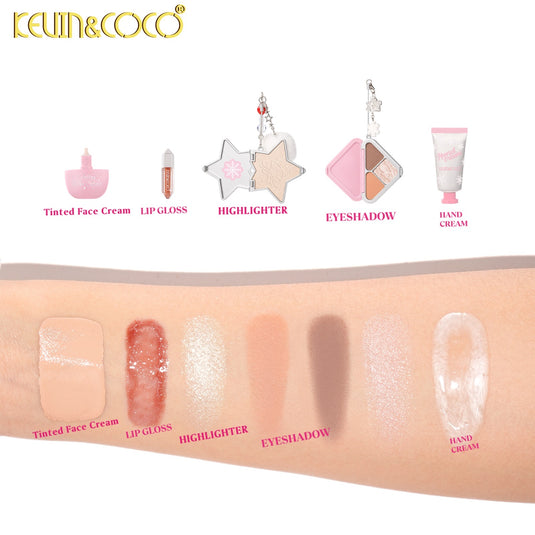 Face-Kevin&Coco Follow The Star Holiday Makeup Kit KC2077 ($9.50 each, 6pc bundle)