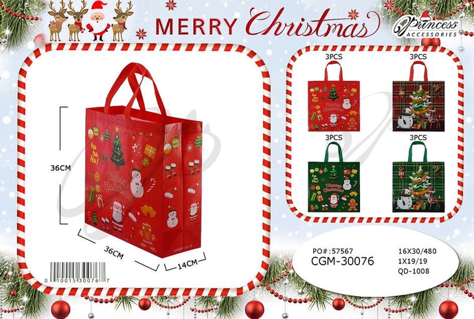 Accessories- Xmas Gift Bag CGM-30076 (12 pack)