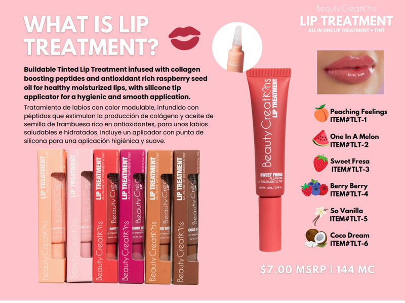 Load image into Gallery viewer, Lips- Beauty Creations Lip Treatment PR #TLT-CS (2pc bundle, $20 each)
