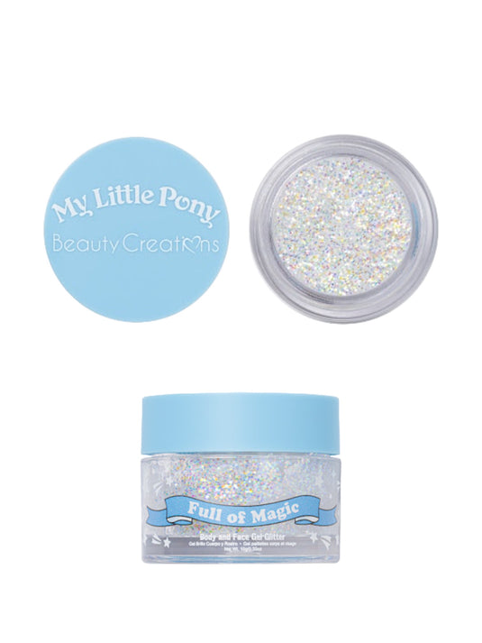 Beauty Creations x My Little Pony Full Of Magic Body & Face Gel Glitter - GLORY MLP-BFG1 (4pc bundle, $3.50 each)