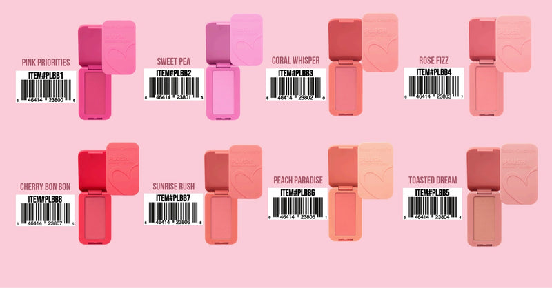 Load image into Gallery viewer, **Pre-Order** Face-Beauty Creations Plush Bouncy Blush Big Display #PLBB-PTD (48pc Display + Testers)
