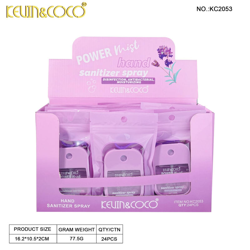 Load image into Gallery viewer, Novelties-Kevin&amp;Coco Hand Sanitizer Spray ($1.50 each, 24pc display)
