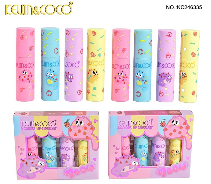 Lips- Kevin&Coco Lip Gloss Sets KC246335 (12pc display,$2.50 each)