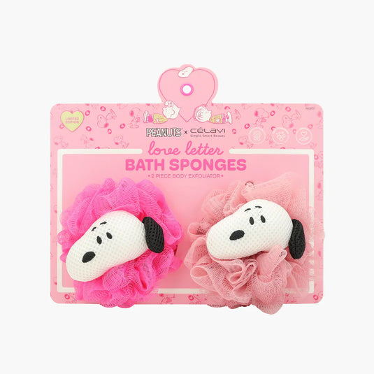 Skincare-Celavi x Peanuts Love Letter 2pc Bath Sponge P45937 ($3.50 each, 4pc bundle)