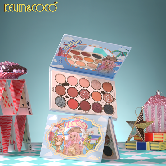 Eyes-Kevin&Coco Animal Rhapsody Eyeshadow Palette KC1356 ($2.25 each, 12pc display)